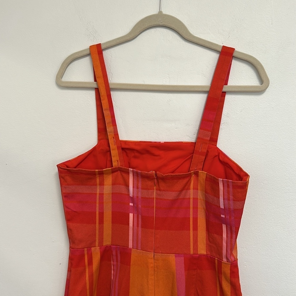 Anthropologie Corey Lynn Calter Ayla Wide Leg Women’s Size M Red Orange Jumpsuit - Picture 10 of 16